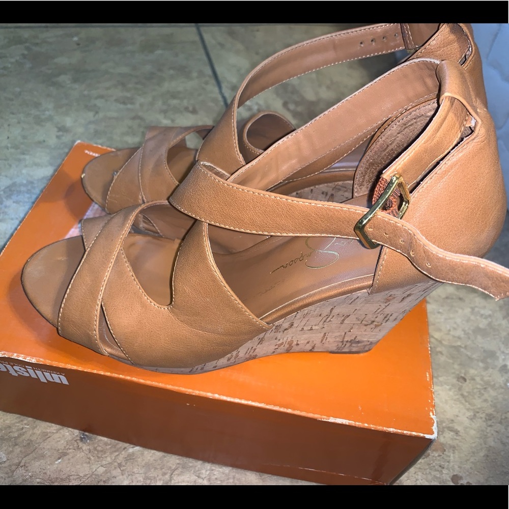 Jessica Simpson Brown Wedge